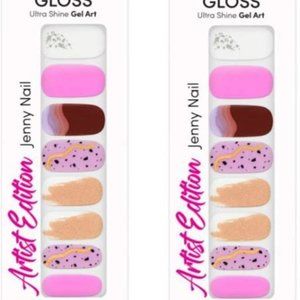 Dashing Diva Gloss Ultra Shine Gel Palette 27 Gel Nail Strips Double Take